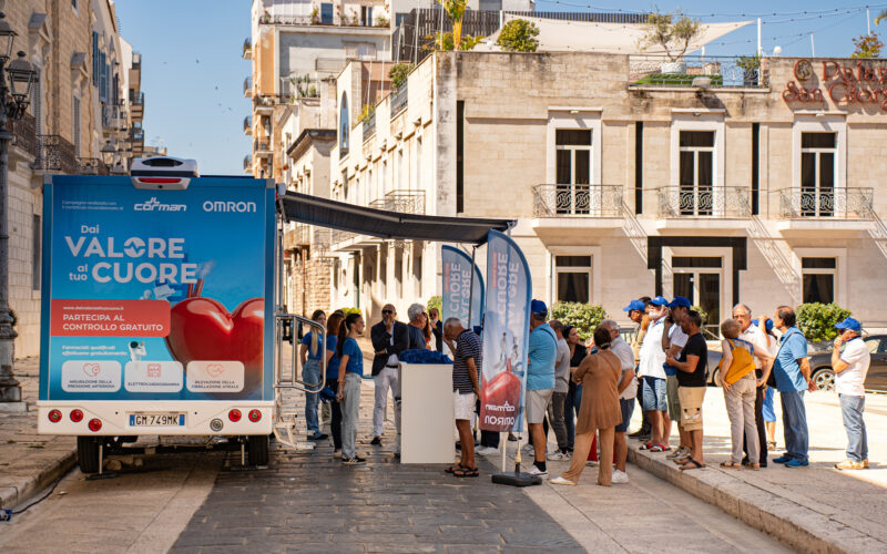 “DAI VALORE AL TUO CUORE” – Truck tour: chiusa con successo la seconda edizione della campagna di sensibilizzazione di Corman e Omron Healthcare