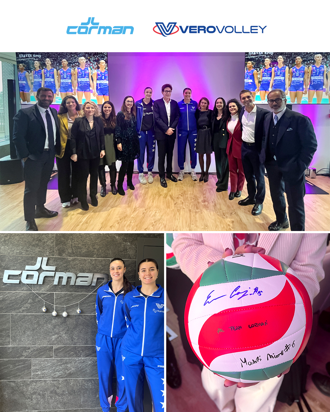 Corman e Vero Volley, unite dal benessere della donna